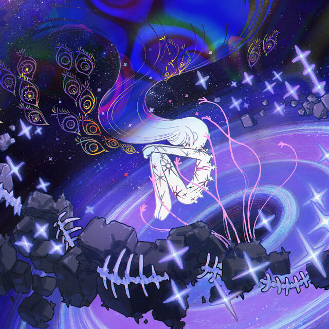 Heathcliff and Catherine Through Patches of Violet